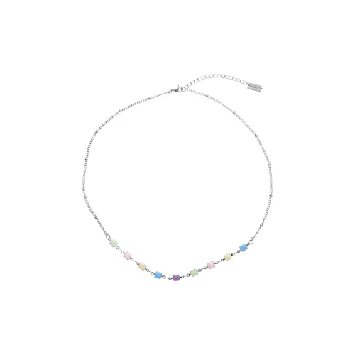 ROAELOVE Титановые стальные ожерелья женские