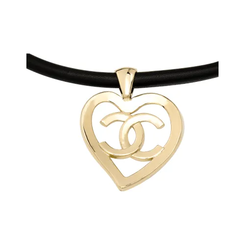 CHANEL 22P Металлические ожерелья Женские Черный