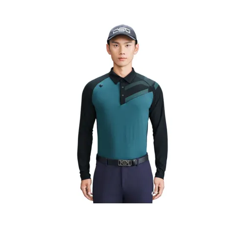 DESCENTE GOLF Field Гольф Одежда Мужская Темно-синий