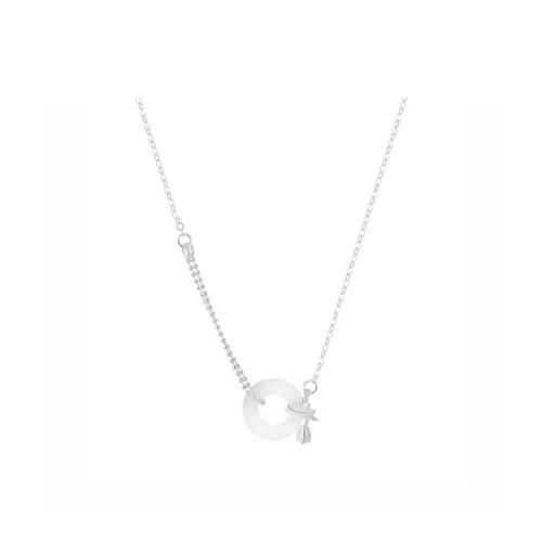 MIDNIGHT MOMENT Синтетический Искусственный Цветной Глазурный Нефритовый Ожерелье Женское