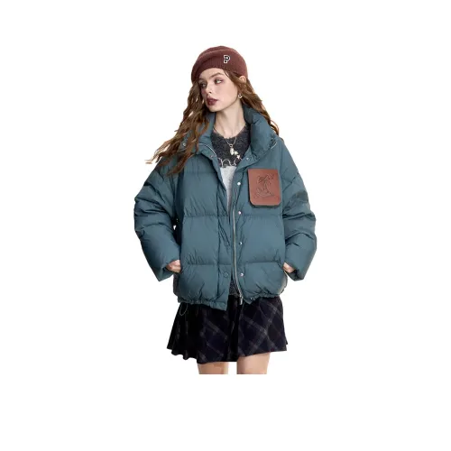 ELF SACK Волшебный Голубо-серый Женские Пуховики