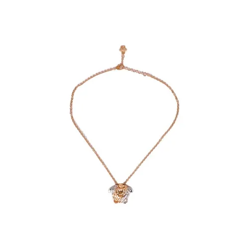 VERSACE Medusa Metal Necklaces Розовое золото Мужской