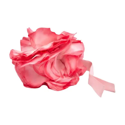 NINA RICCI Шелк Прозрачная пряжа Ожерелья Женские Розовый