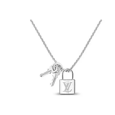 LOUIS VUITTON Ожерелья Унисекс Silver
