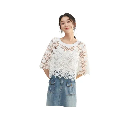 XIRAN Полно-белые Женские Рубашки