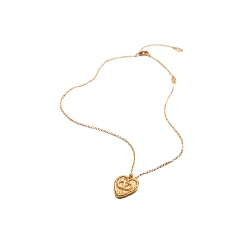 Valentino Metal Necklaces Женские Бронза