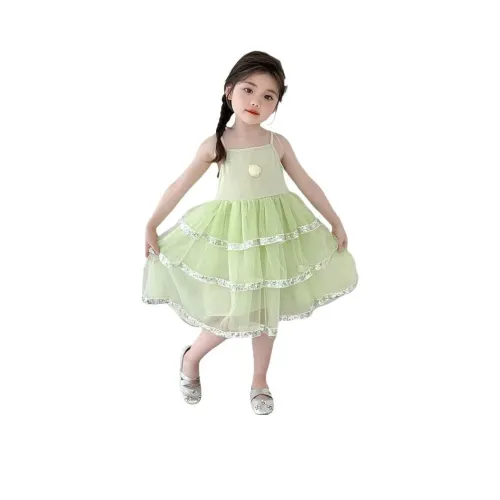 Lanza Платье Летнее Светло-зеленое для детей 3-7 лет