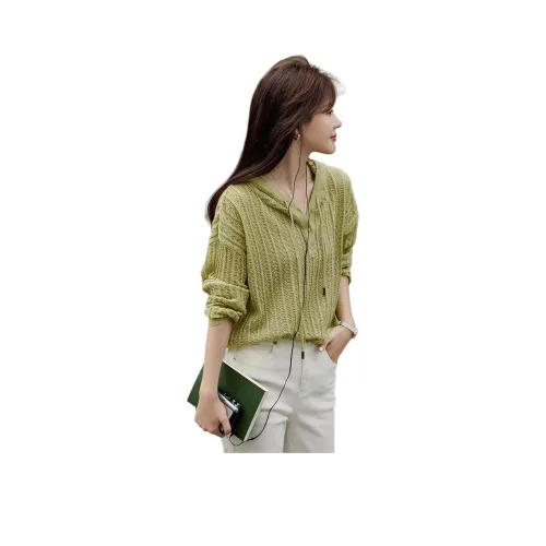 Mo Han Yi Mei Свитер Женский Светло-Зеленый