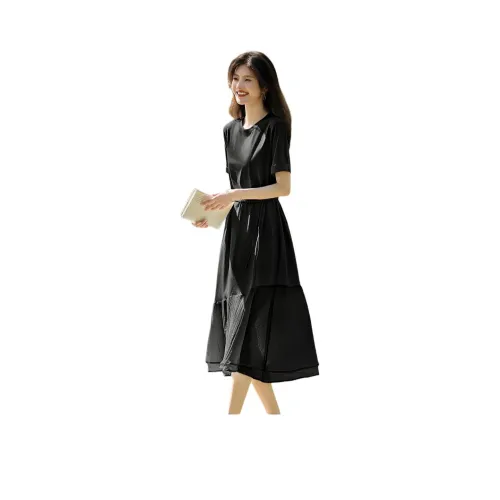 XWI Короткий рукав Платье Женское