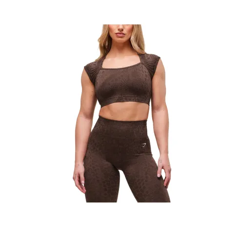 GYMSHARK Коричневый Женская спортивная одежда