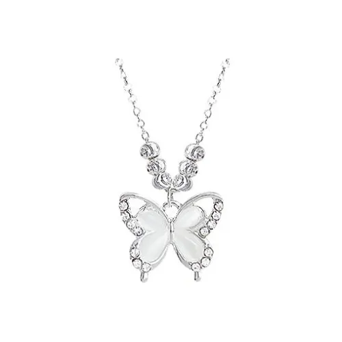 WANLIACC Сплав Искрящийся Ожерелье с бабочкой Женское
