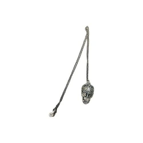 NOVE25 Ожерелья Женское Серебро Черный