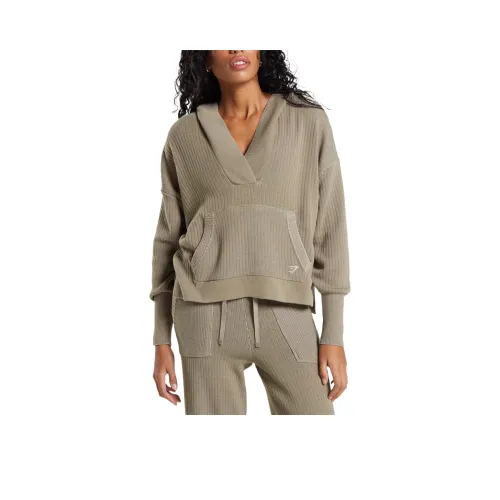 GYMSHARK Тауповые Женские Толстовки