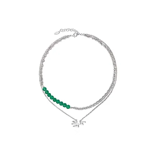 Glam Ever Сплав Ожерелье Серебряное Женское