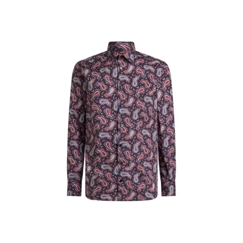 ETRO Мужские Синие Рубашки