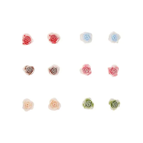 QIANTONG Пластик Серьги-гвоздики Унисекс