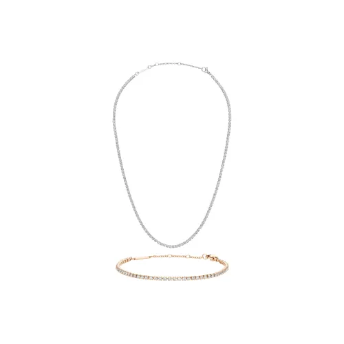 Daniel Wellington Alloy Starlight Tennis Necklace Unisex
