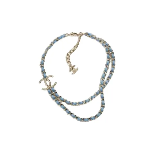 CHANEL 25P Spring Summer Ожерелья Унисекс Синий