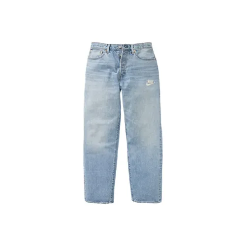 Levis Nike Светло-синие Джинсы Унисекс