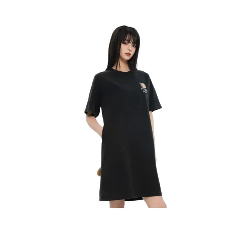 LALABOBO Короткое платье с короткими рукавами женское