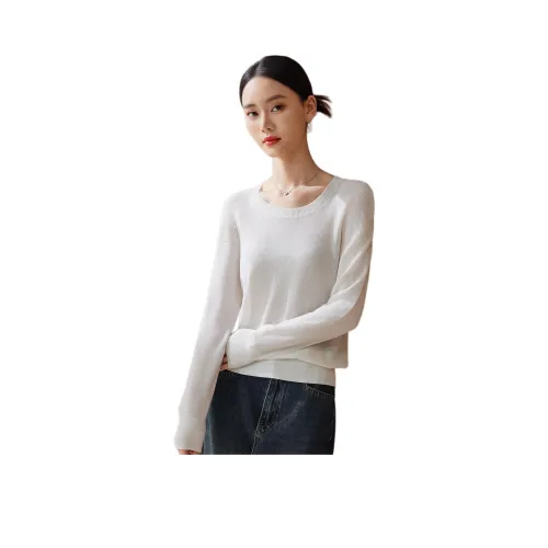 Hang Yi Court Белый Женский Трикотаж