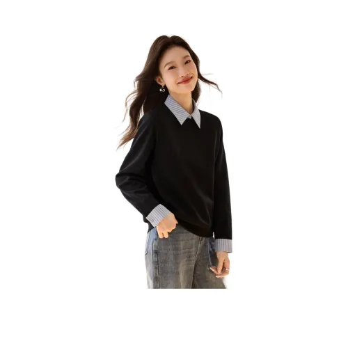 Mo Han Yi Mei Толстовка Женская Черная