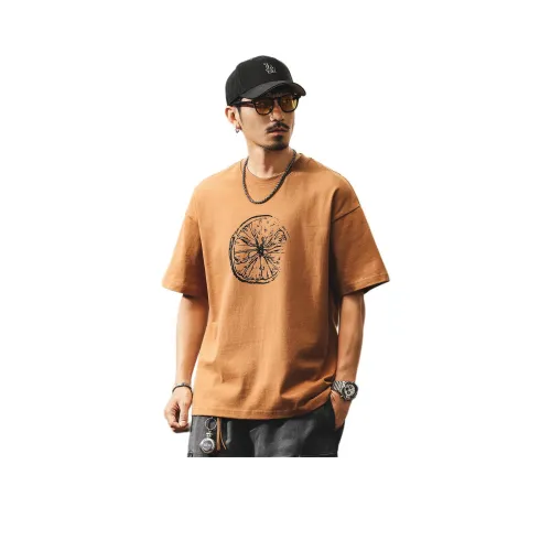 JIELEINUO Солнечно-желтая унисекс футболка