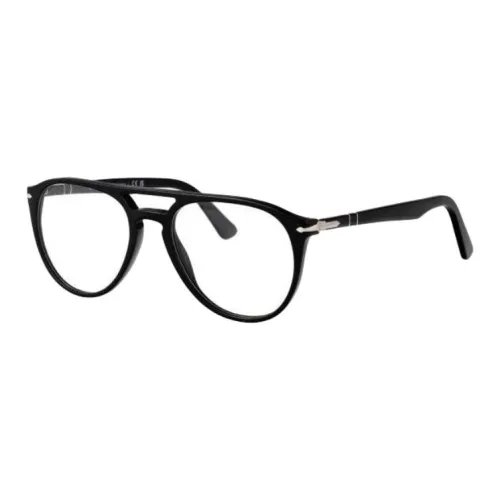 PERSOL Ацетат Aviator Оправа для очков Унисекс Черный