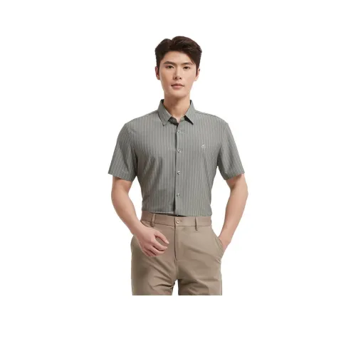 Ancient Shark Серый 02026472 Мужская Рубашка