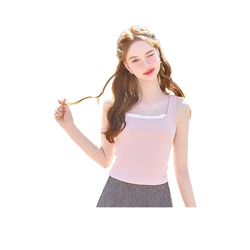 Geyini Розовые Женские Майки