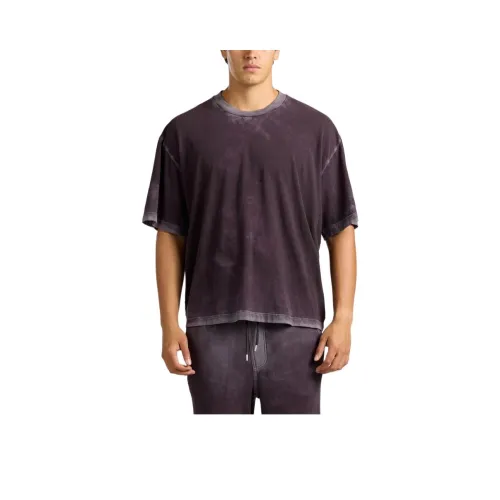 COTTON CITIZEN Винтаж Баклажан Фиолетовый Унисекс T-рубашки