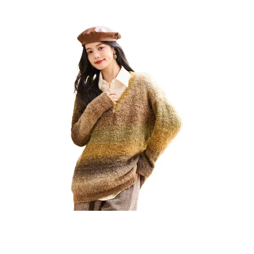 Emodues Трикотаж Женский Желтый Зеленый