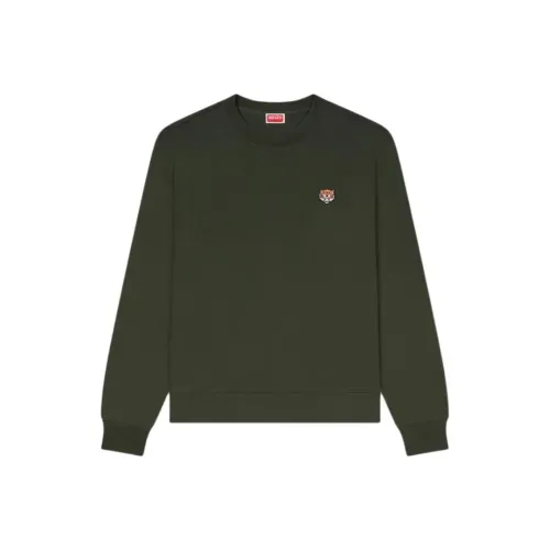 KENZO Темный хаки Мужские Свитшоты