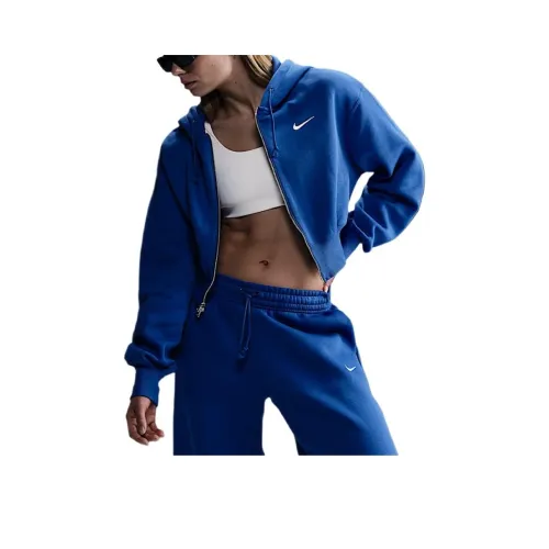 nike Sportswear Phoenix Fleece Свитшот Женские Game Королевский Парус