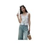 Синий Маленький Цветочный