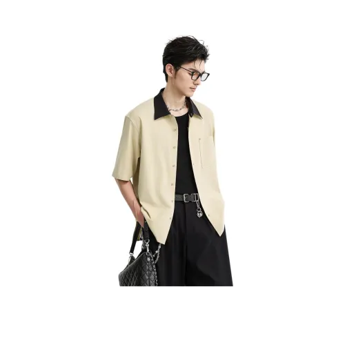 EARL JOEL Хаки Мужские Рубашки