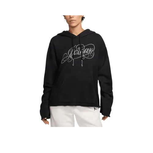 JORDAN BRAND SS25 WASHED SWARVOSKI LOGO Толстовка Женская