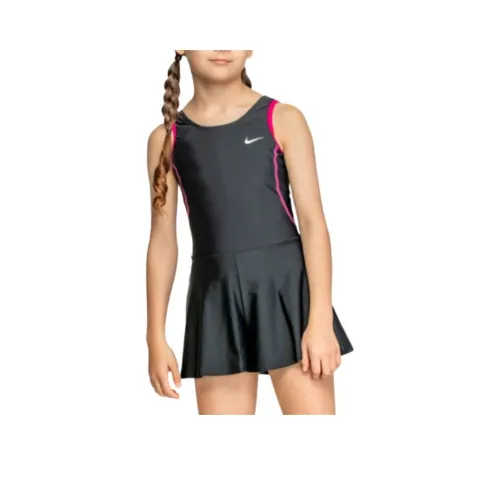 Nike Детский купальник Черный Розовый Детский