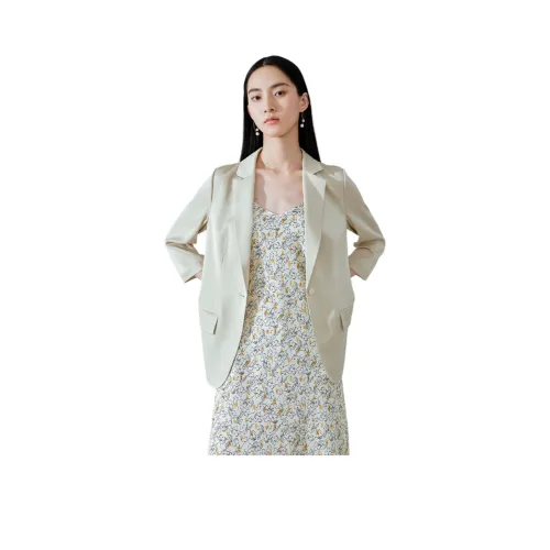 TKY SHOP Бизнес-костюм женский цвет матча зеленый