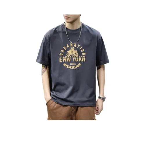 Trendy Shopkeeper 100% хлопок Короткий рукав с принтом Мужской