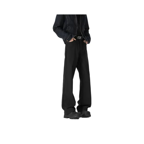 GOODHENLCE Черные унисекс костюмные брюки