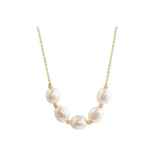 NATURALLYJOJO Титановые стальные ожерелья женские золотые