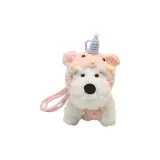 Вест-хайленд [Свинка Капюшон + Розовая Сумка + Розовый Шнур]