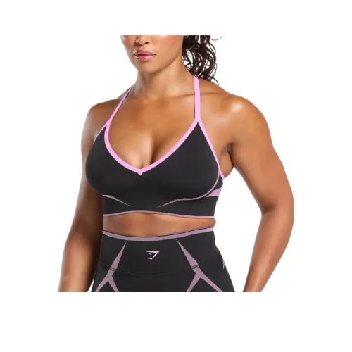 GYMSHARK Спортивное белье Женское Черное Фиолетовое