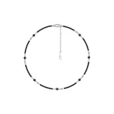 Чёрное ожерелье из бусин, 1 шт