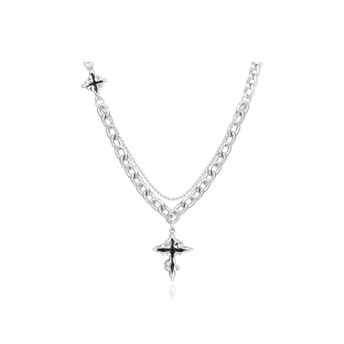 DODOGOGO Титановые стальные ожерелья унисекс черного цвета