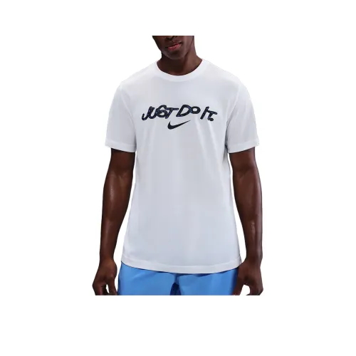 Nike Dri Fit Белый Мужской T-Рубашки