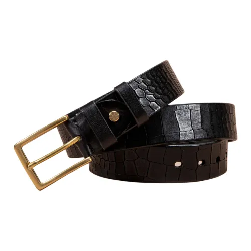 NOMK Ремни из лощеной коровьей кожи унисекс 2 4CM