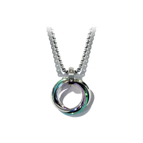 RboySe Титановые стальные ожерелья унисекс