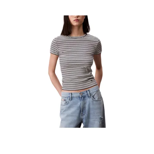 Calvin Klein Midian Синие полосы Женские футболки